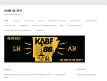 Tablet Screenshot of kabf.org